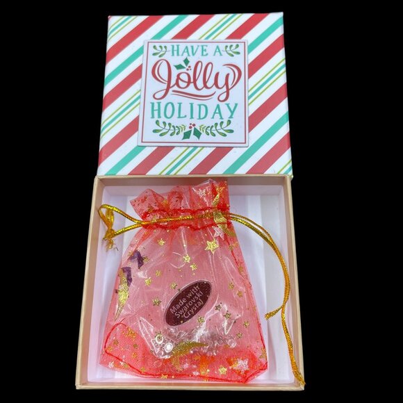 Swarovski Crystal Y Necklace Earring Set NWOT Bridal Glam Elegant Jewelry Gift - Picture 2 of 14